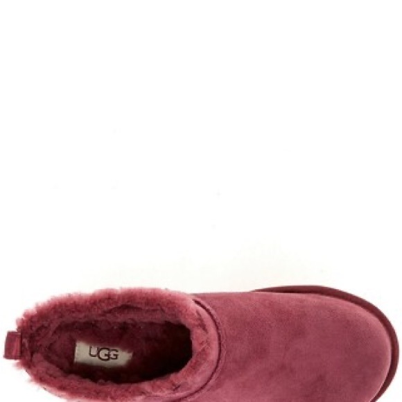 UGG Women's Ankle Boots in Burgundy - Picture 5 of 5